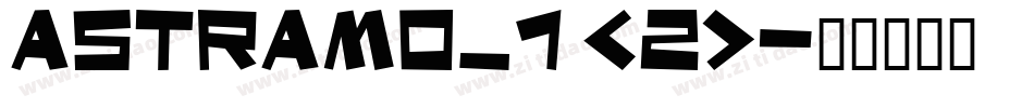 ASTRAMO_1 (2)字体转换